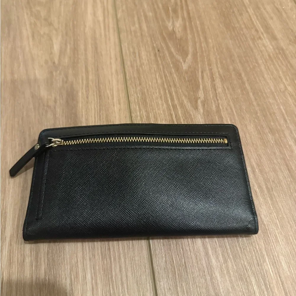 Kate Spade Classic Black Leather Wallet